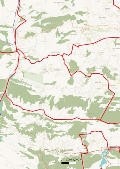 kaart Sant Esteve de la Sarga spanje