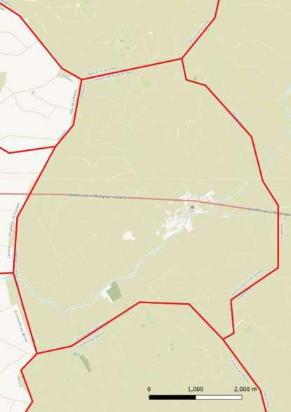 kaart Santa Eufemia del Arroyo spanje