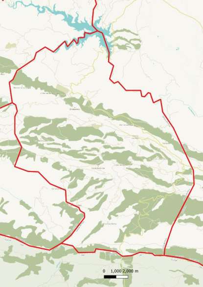 kaart Solana del Pino spanje