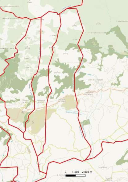 kaart Valverde de la Vera spanje