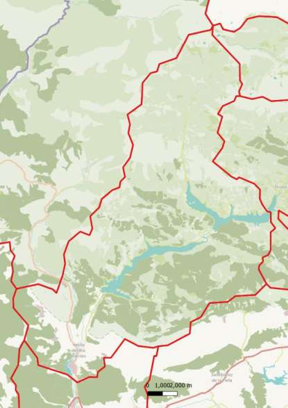 kaart Velilla del Río Carrión spanje