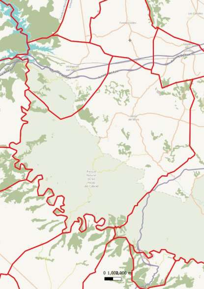 kaart Venta del Moro spanje