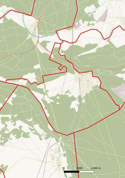 kaart Viana de Cega spanje