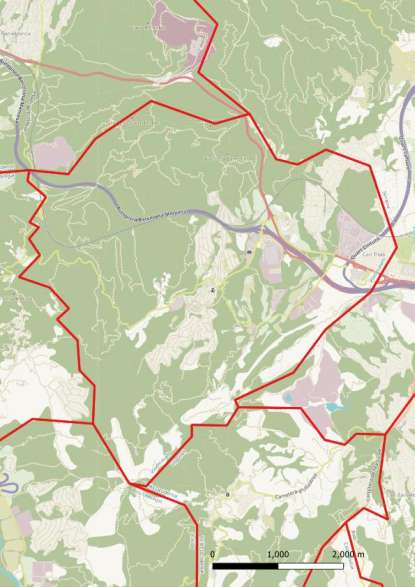 kaart Viladecavalls spanje
