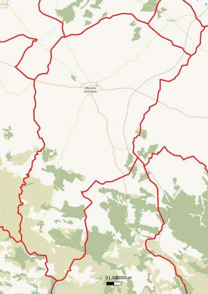 kaart Villanueva de Córdoba spanje