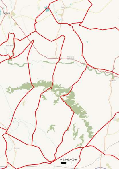kaart Villanueva de Sigena spanje