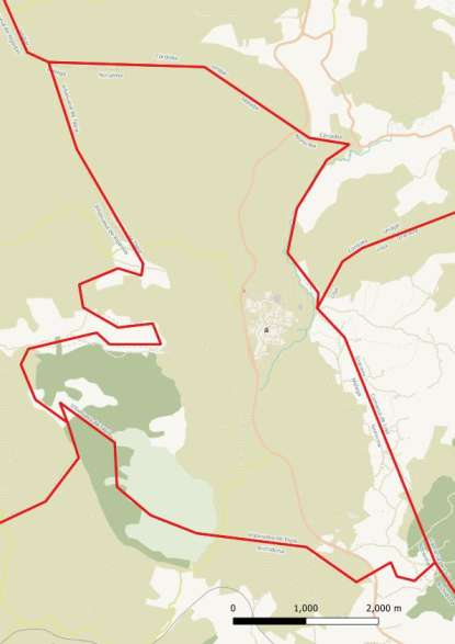 kaart Villanueva de Tapia spanje