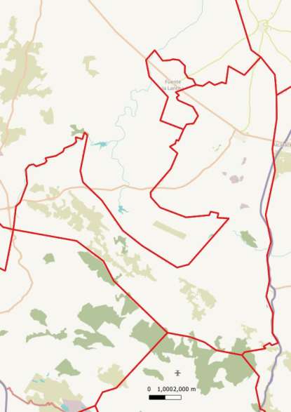 kaart Villanueva del Duque spanje