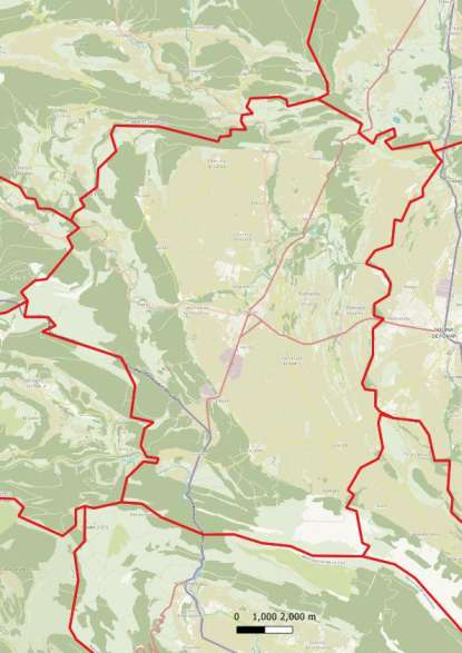 kaart Villarcayo de Merindad de Castilla la Vieja spanje