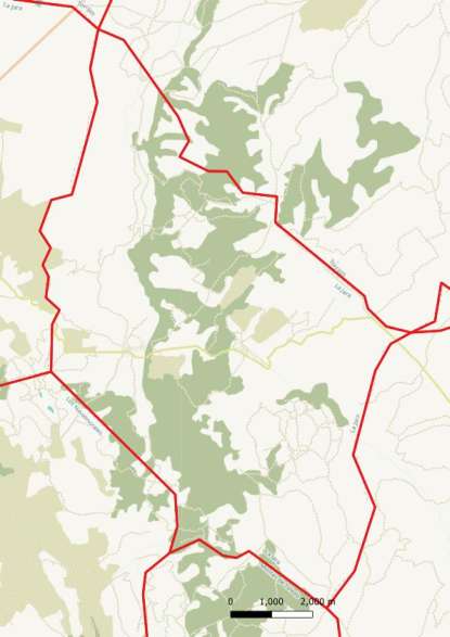 kaart Villarejo de Montalbán spanje