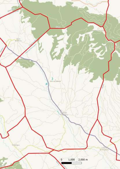 kaart Villarroya de la Sierra spanje