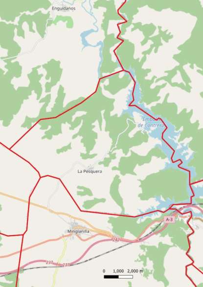 kaart La Pesquera spanje