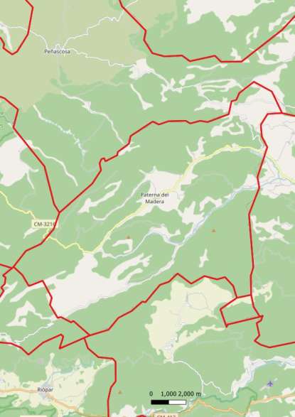 kaart Paterna del Madera spanje