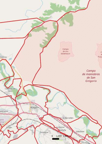 kaart Torres de Berrellén spanje