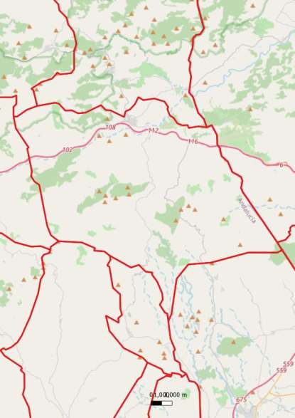 kaart Vélez-Rubio spanje