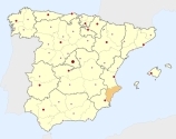 ligging van het gebied Alicante