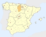 ligging van het gebied Burgos