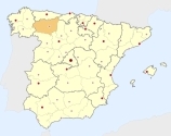 ligging van het gebied León