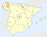 ligging van het gebied Lugo