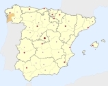 ligging van het gebied Pontevedra