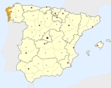 ligging van het gebied Rías Baixas